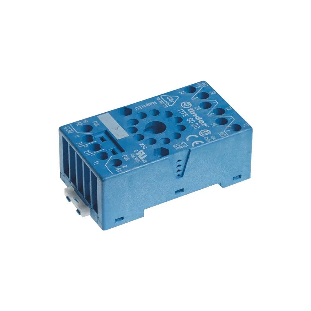 BASE PARA RELE 8 PINES CIRC FINDER 9020SMA