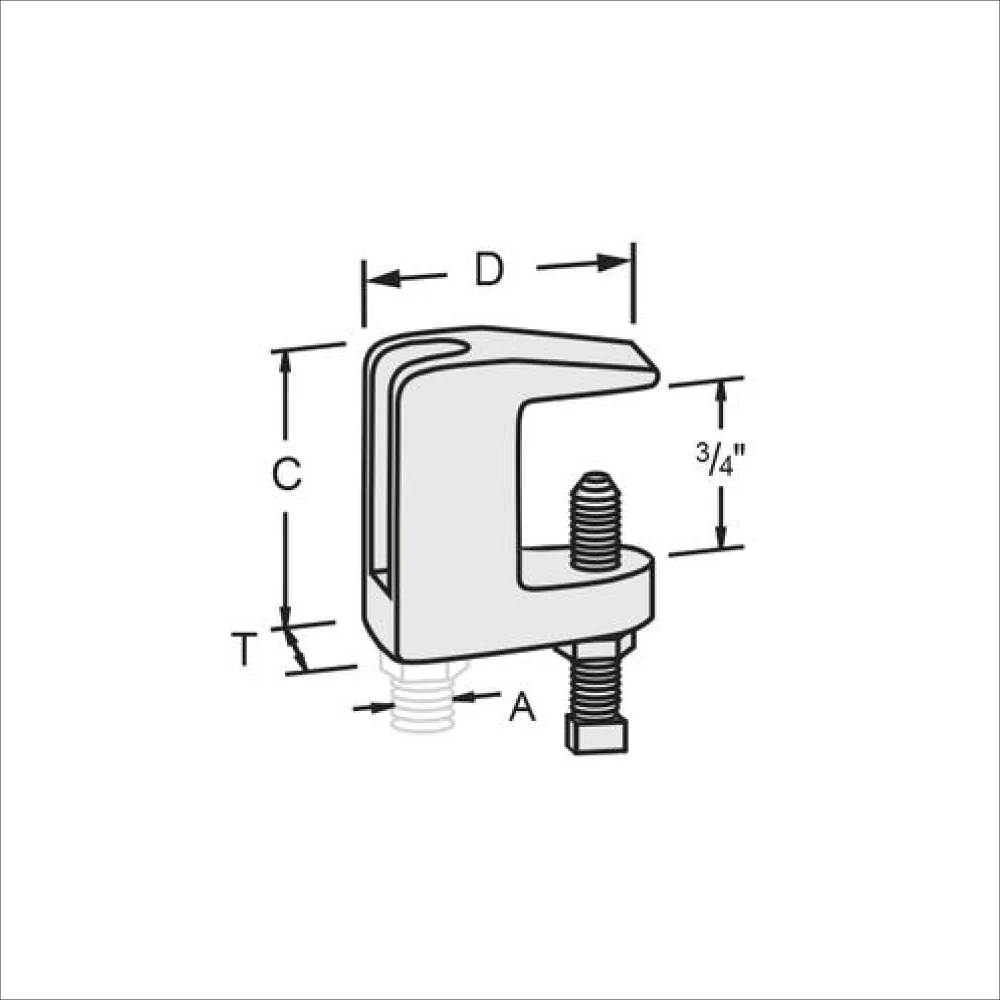 BEAM CLAMP 1/2