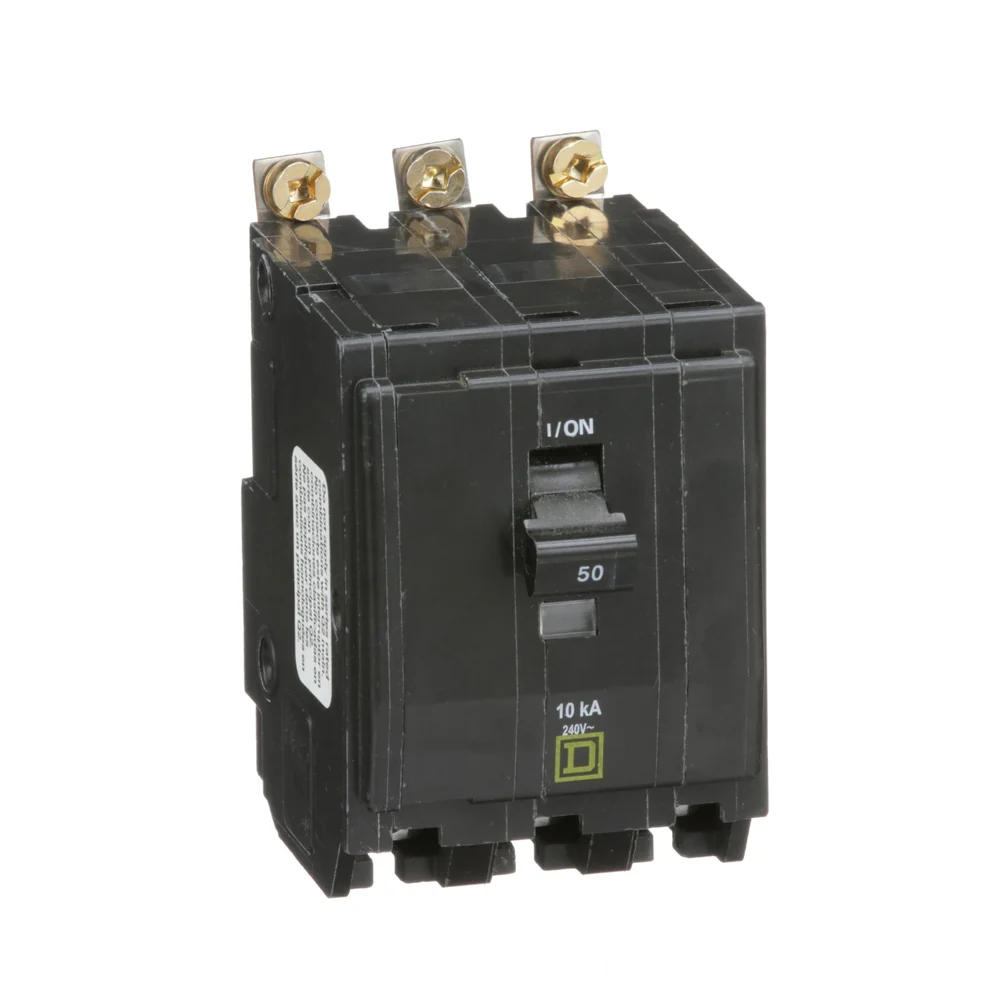 BREAKER QOB 50A 3P 10KA@240V 8-2AWG QOB350