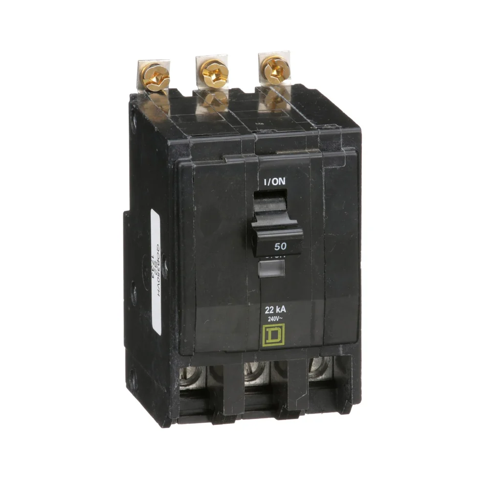 BREAKER QOB 50A 3P 22KA@240V 8-2AWG QOB350VH