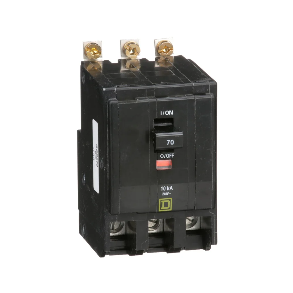 BREAKER QOB 70A 3P 10KA@240V 8-2AWG QOB370
