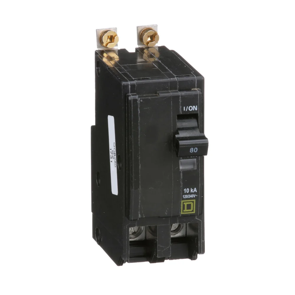 BREAKER QOB 80A 2P 10KA@240V 4-2/0AWG QOB280