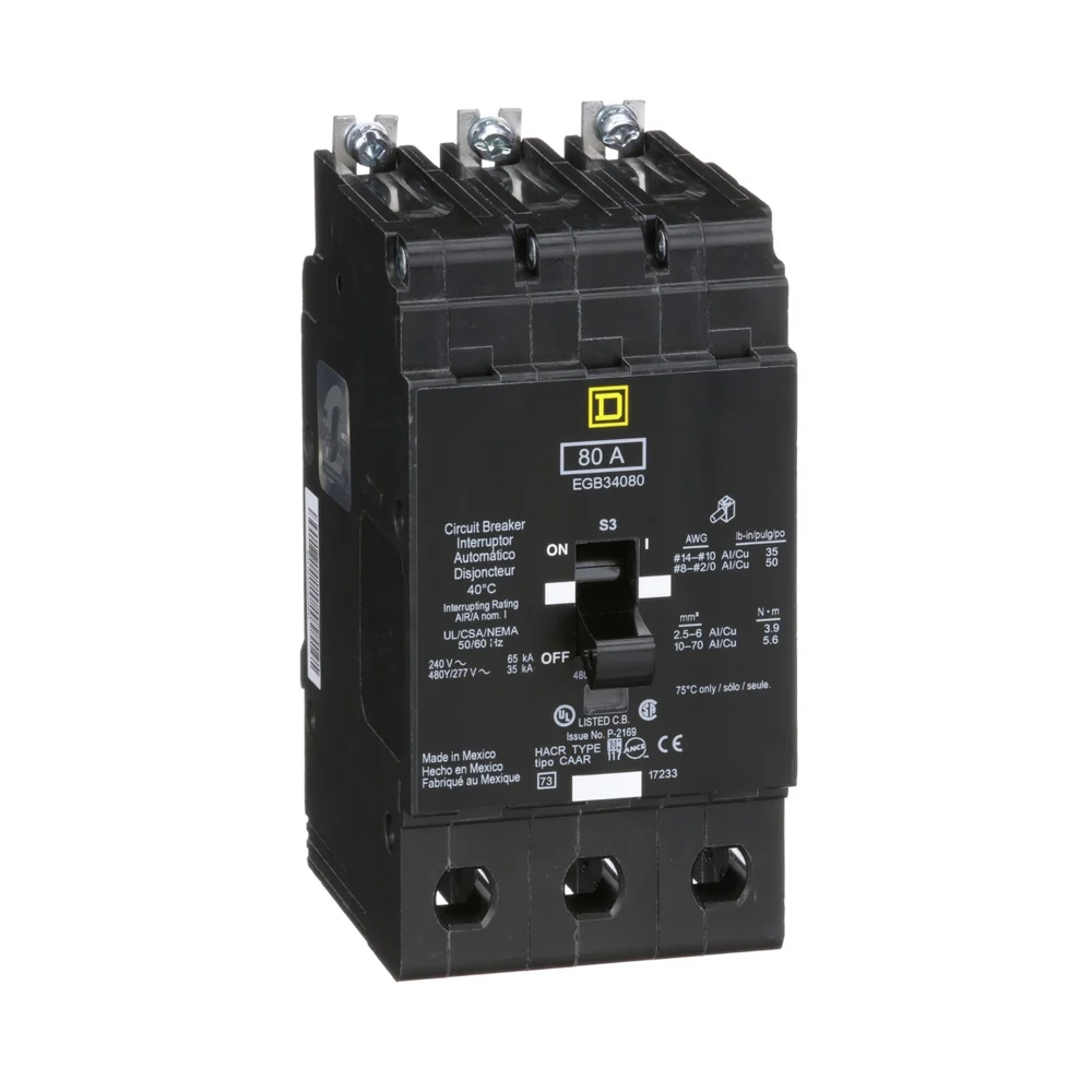 BREAKER EGB 80A 3P 35KA@480V 65KA@240V 14-2/0AWG EGB34080