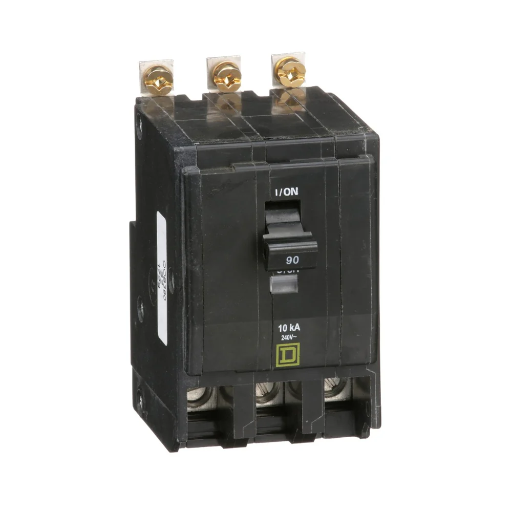 BREAKER QOB 90A 3P 10KA@240V 4-2/0AWG QOB390