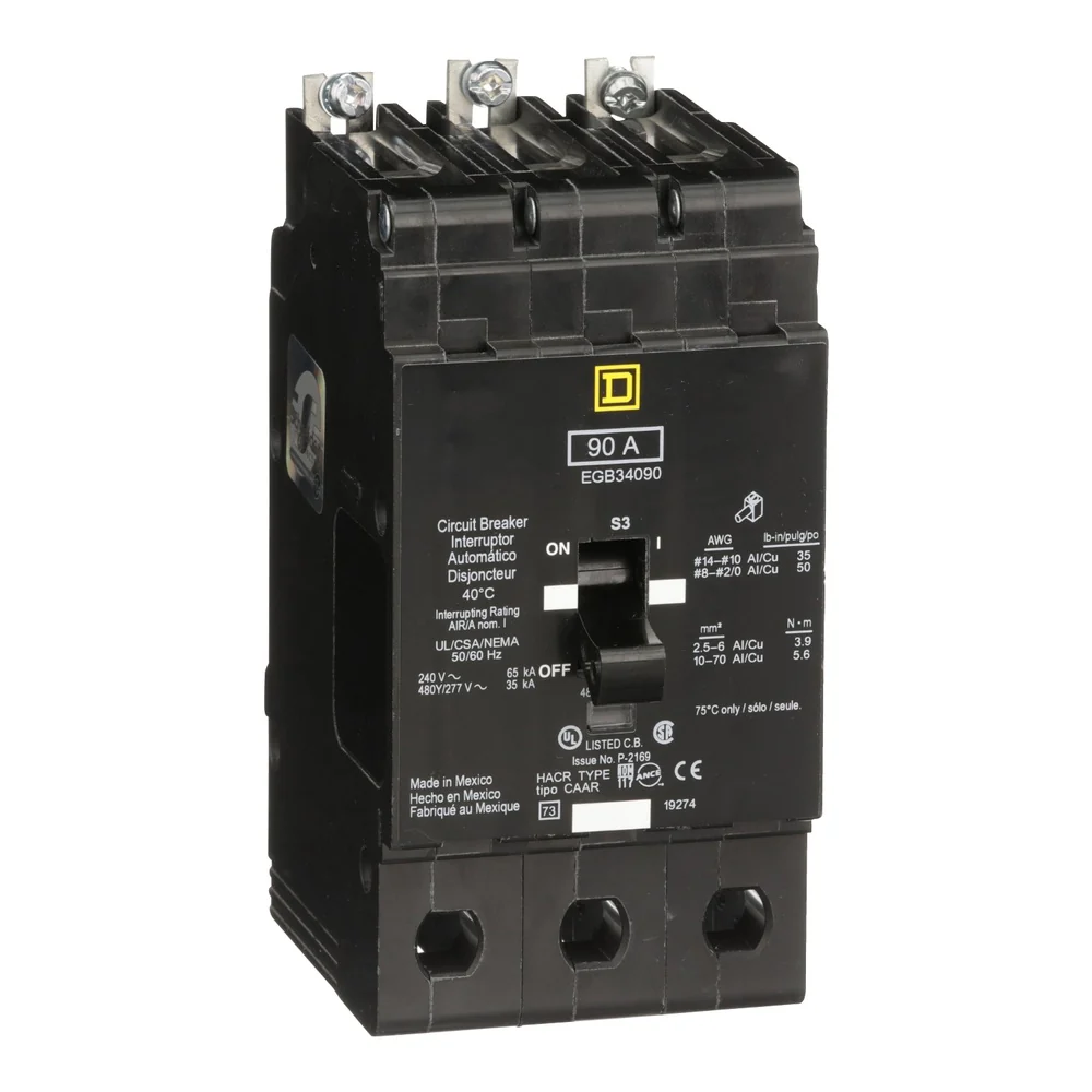 BREAKER EGB 90A 3P 35KA@480V 65KA@240V 14-2/0AWG EGB34090