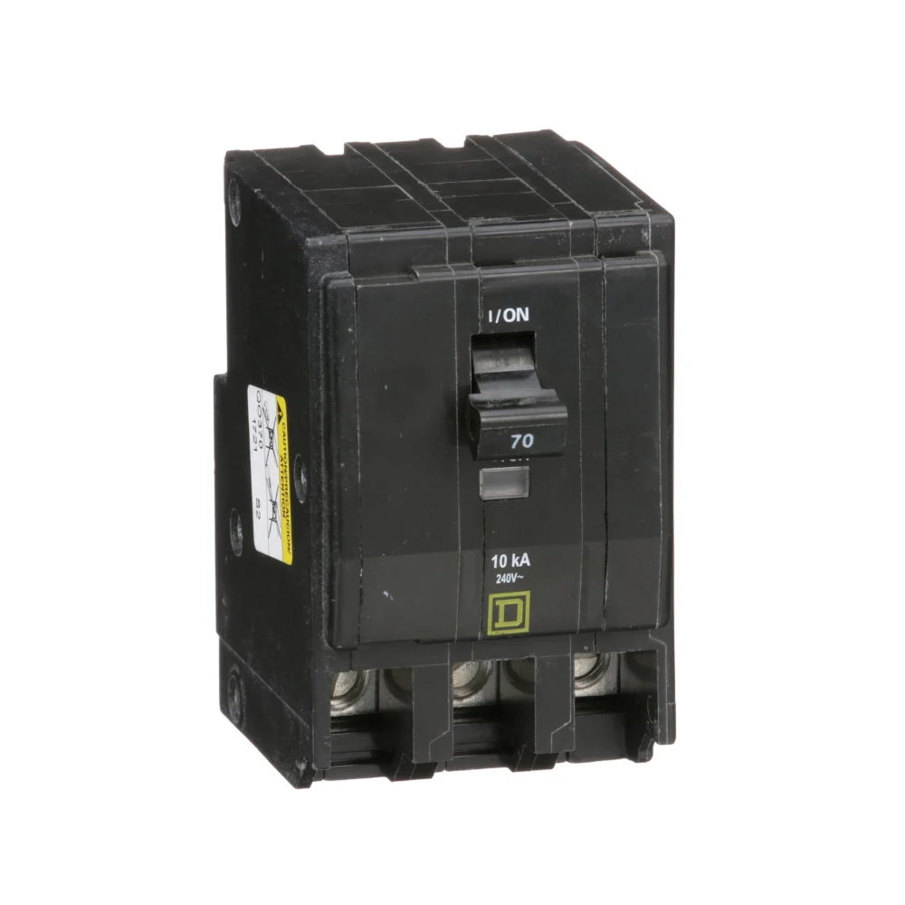 BREAKER QO 70A 3P 10KA@240V 8-2AWG QO370
