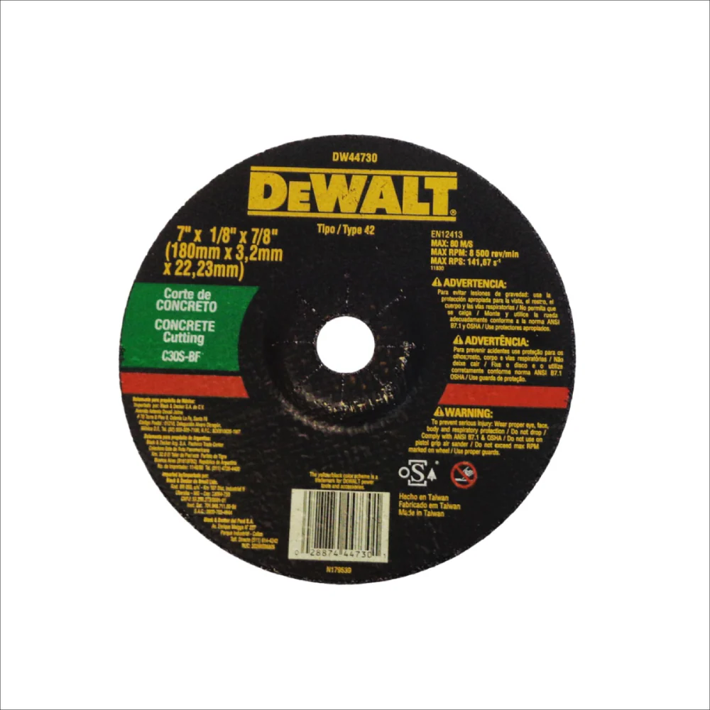 DISCO CORTE CONCR 7 DW44730