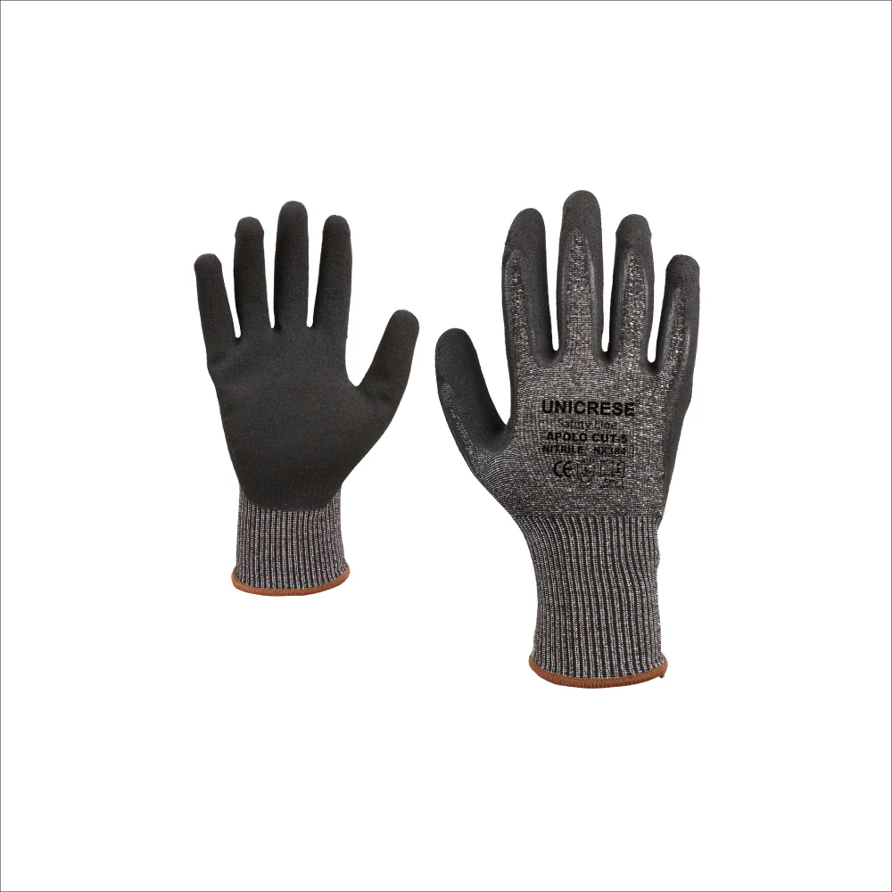 GUANTE DE SEGURIDAD APOLO NEGRO #10 300017