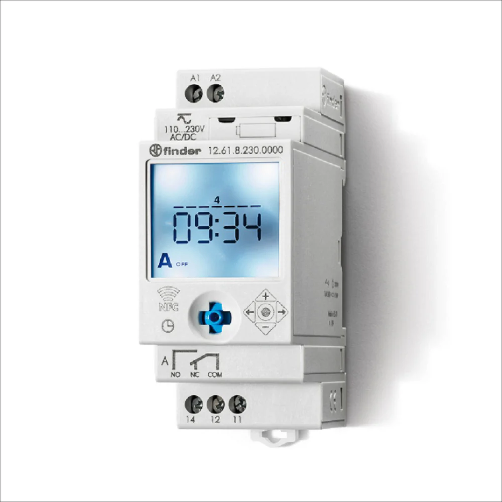 INTERRUPTOR HORA SEMANAL 1CO 100-240V 12.61.8.230