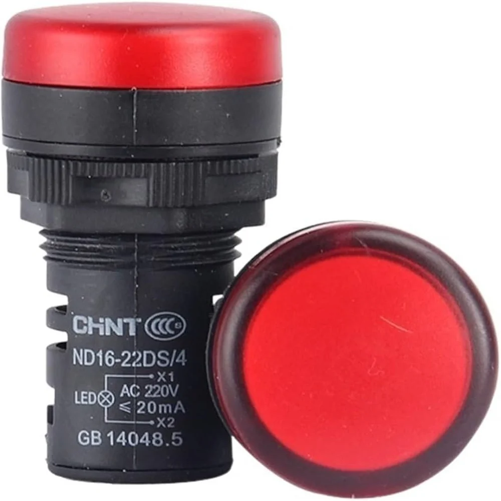 LUZ PILOTO ROJO 220V ND16-22DS