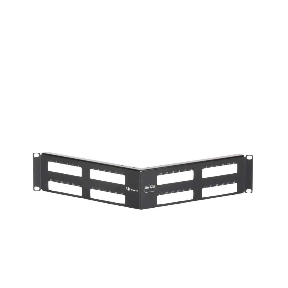 PATCH PANEL ANGULAR 2U 48P SIN JACK MXPNLA48