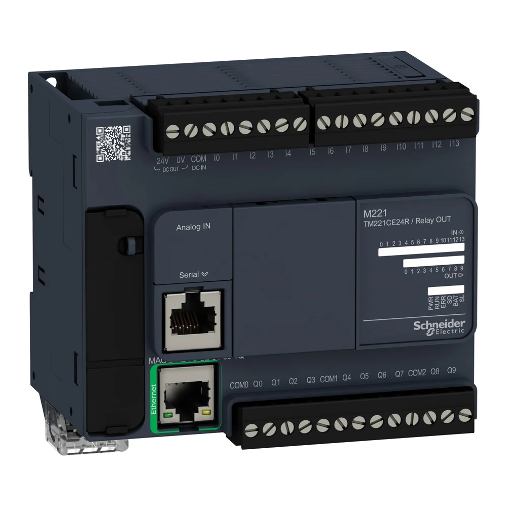 PLC M221 14E/10S RELAY 110-240VAC (TM221CE24R)