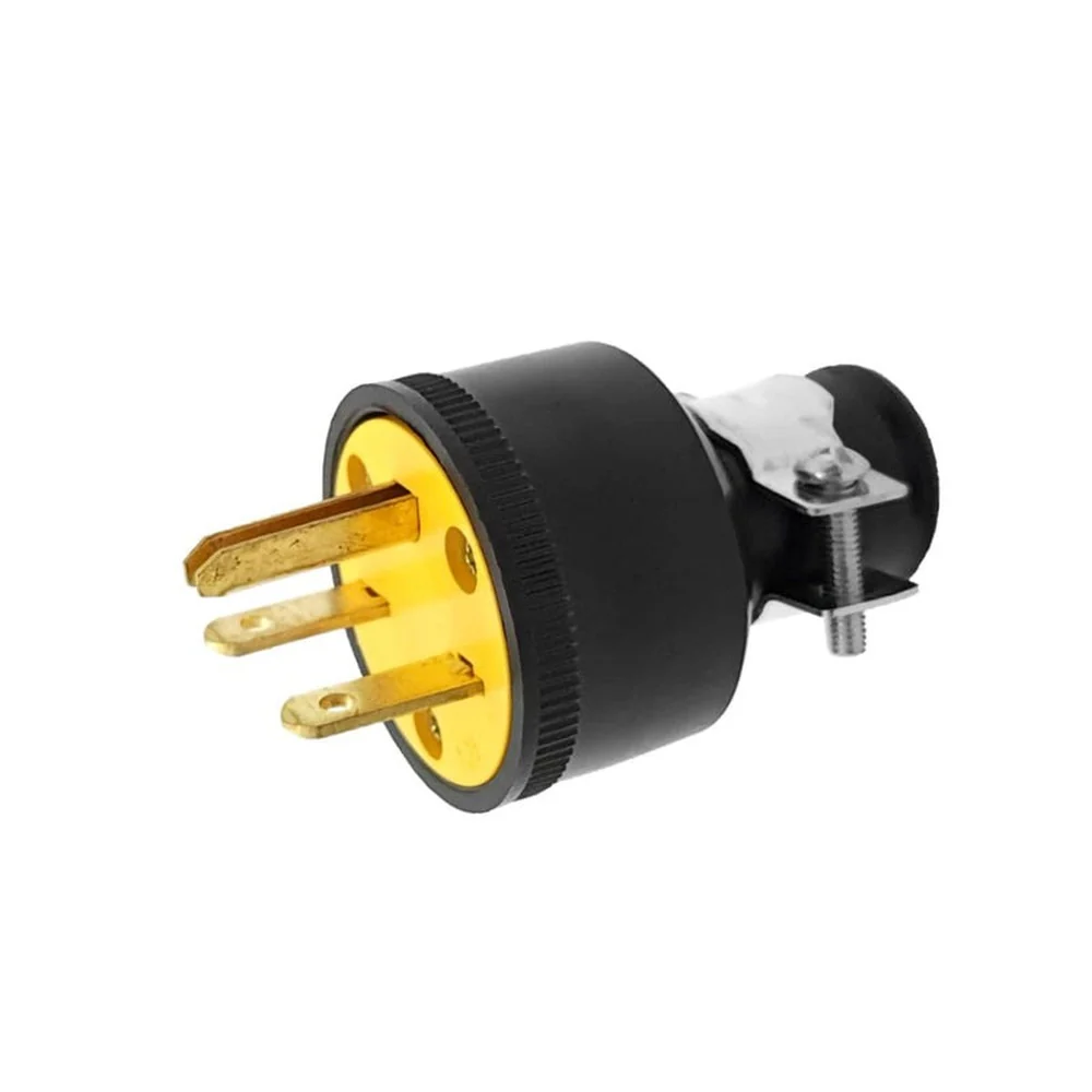 PLUG POLARIZADO CAUCHO 15 AMP 250V E351711