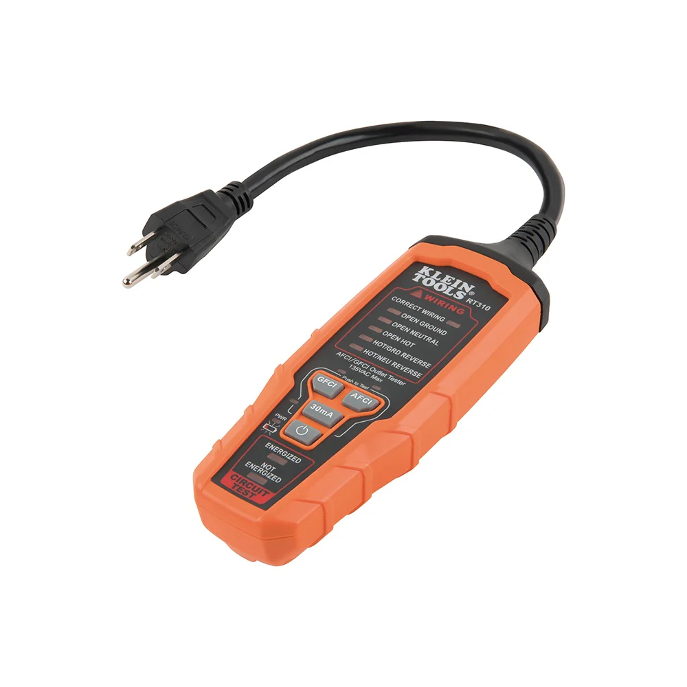 PROBADOR DE TOMACORRIENTE AFCI/ GFCI RT310