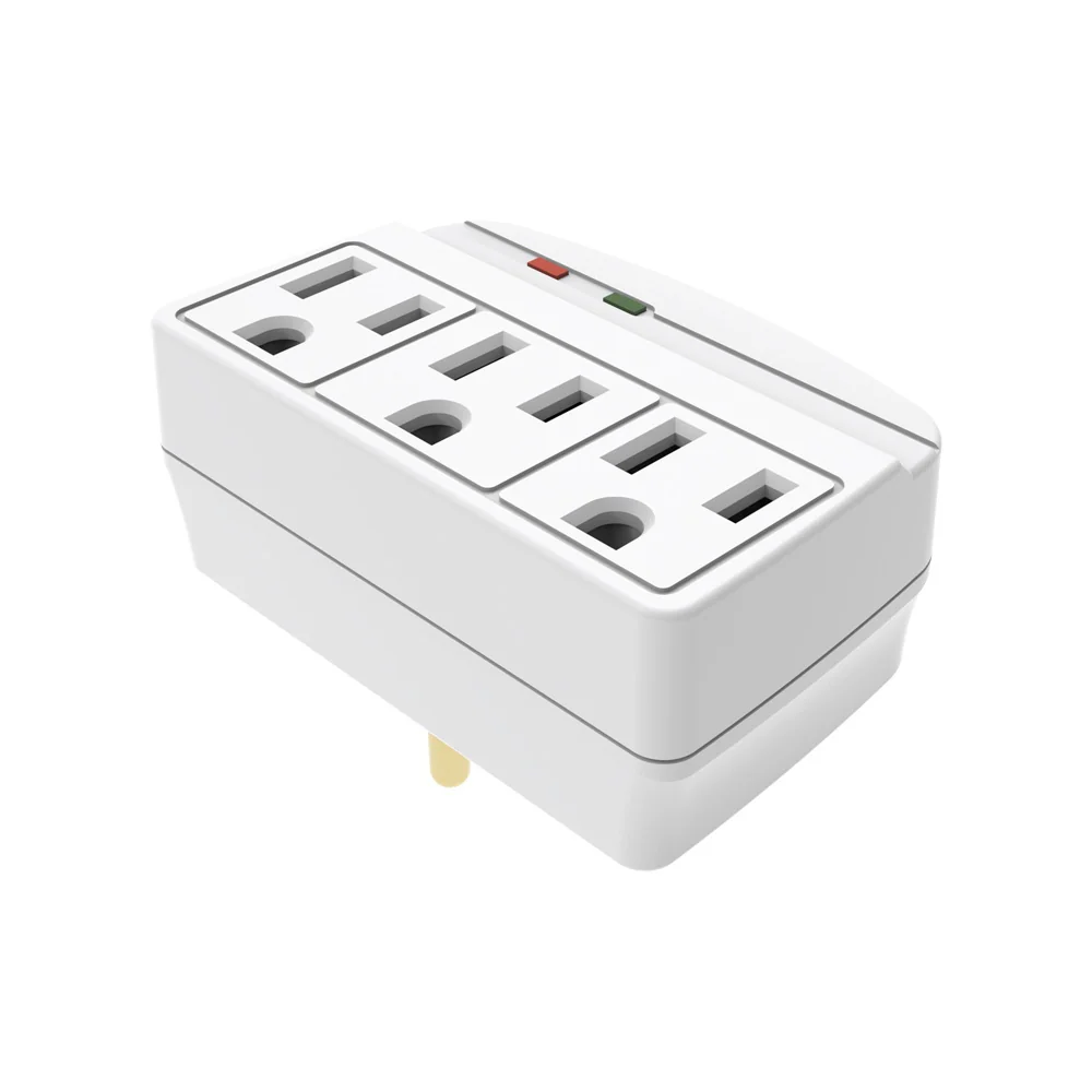 PROTECTOR DE VOLTAJE 3 TOMA 15 AMP 125V 1147CP