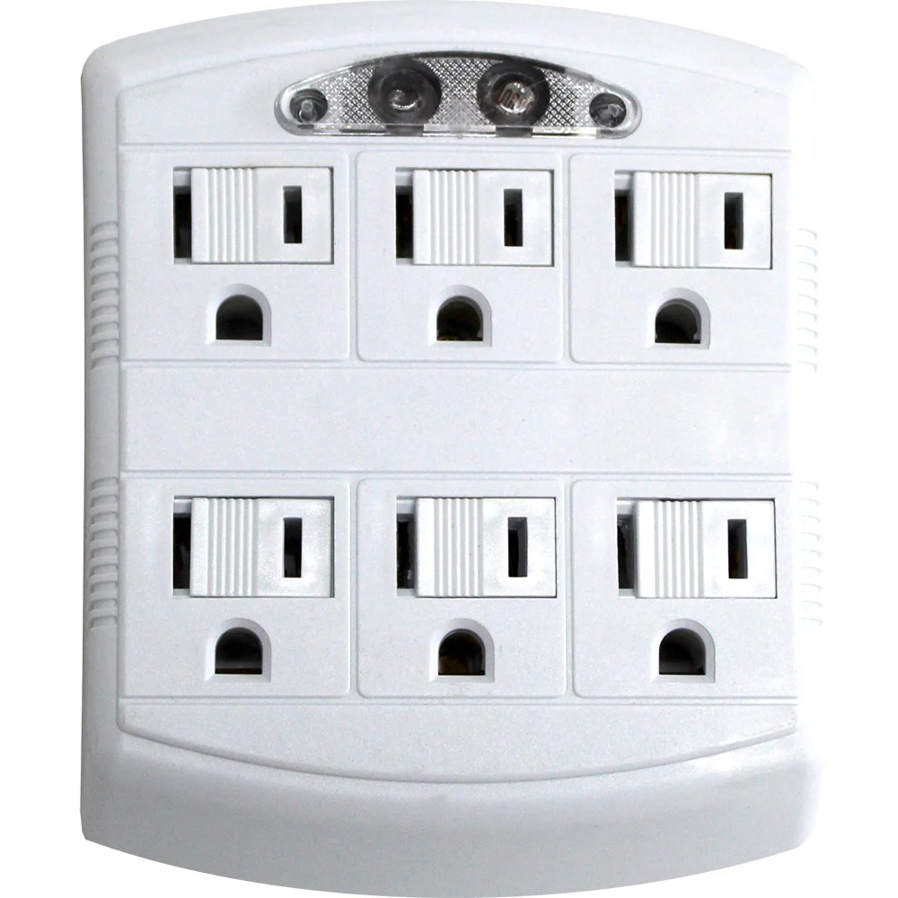 PROTECTOR DE VOLTAJE 6 TOMA 15 AMP 125V 1146CP