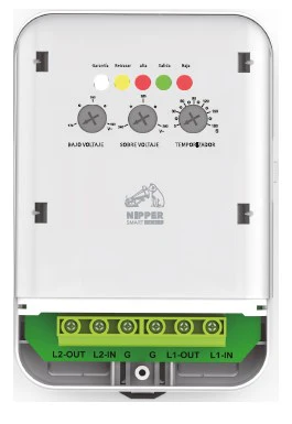 PROTECTOR DE VOLTAJE A/A DE LINEA 30 AMP 220V RCA RLPVLN