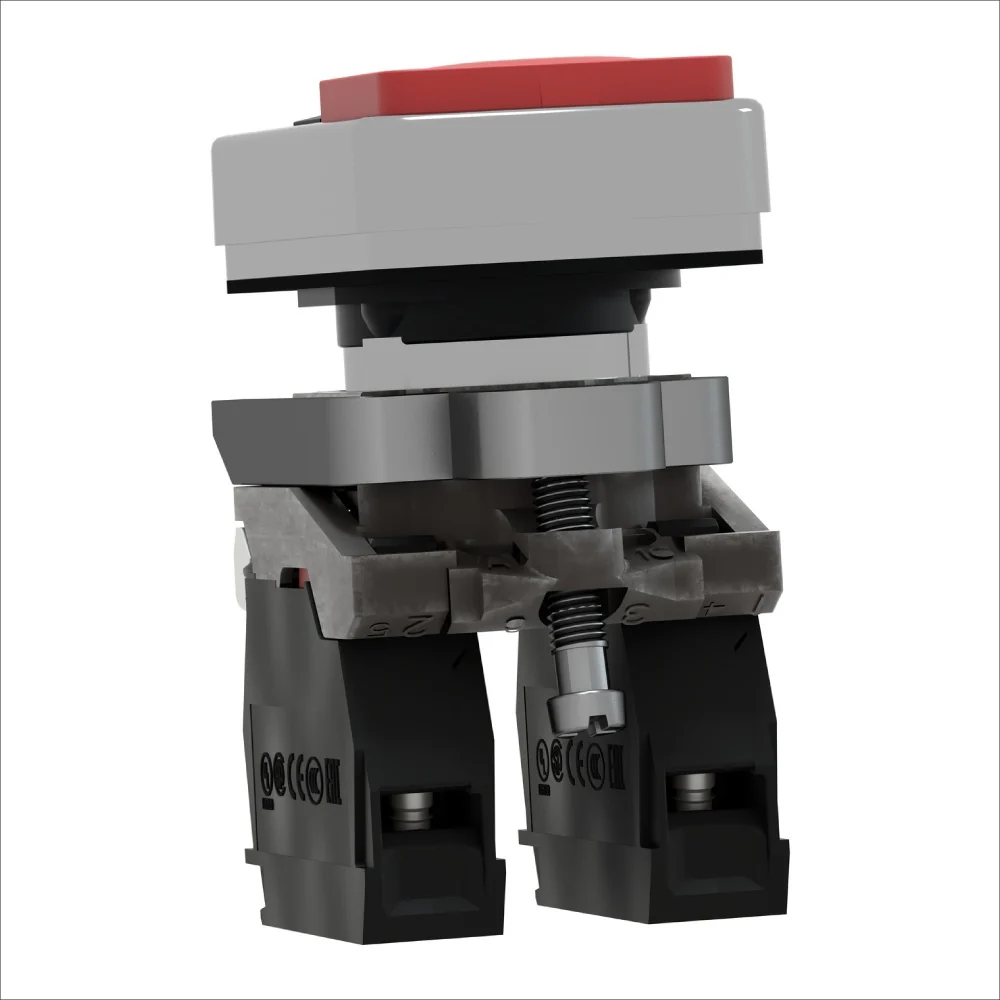 PULSADOR DOBLE METALICO START/STOP NA+NC (XB4BL73415)