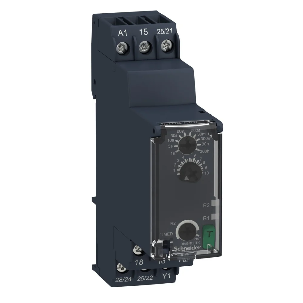 RELE TEMPORIZADOR ON-OFF DELAY 24-240V 2NA/NC (RE22R2ACMR)