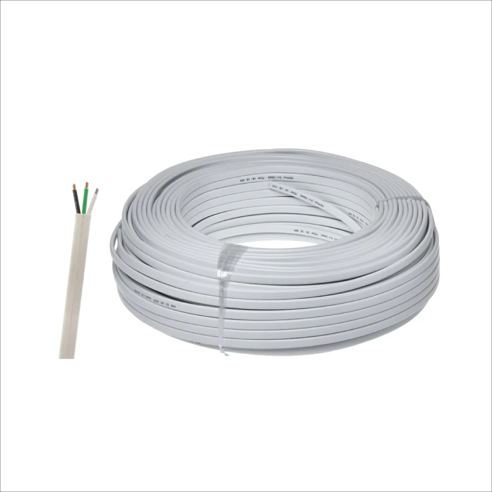 ROLLO CABLE PLASTICO FLEX.152.4M 3X10 AWG BLANCO
