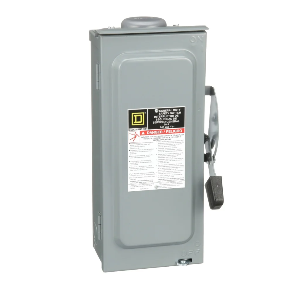 S/SWITCH 60A 2P C/ FUSIBLE NEMA3R D222NRB