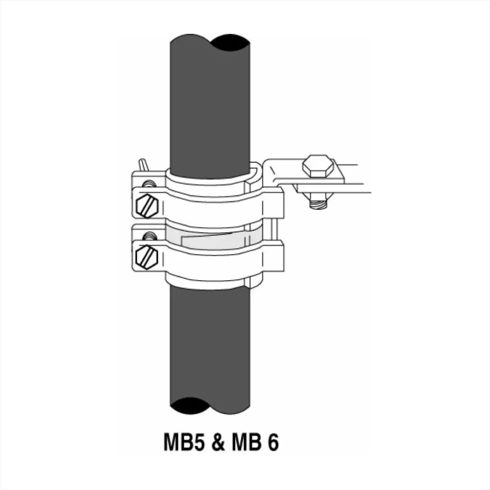 SOPORTE DE CABLE 1/0 A 500 MCM EN 34.5KV MB-5 3M