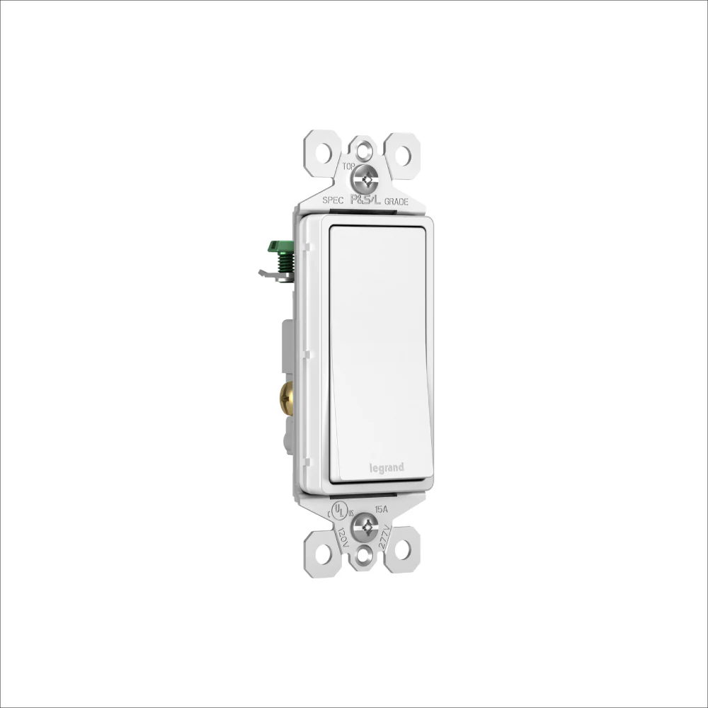 SWITCH DECORA 1V 15A BL. TM870W