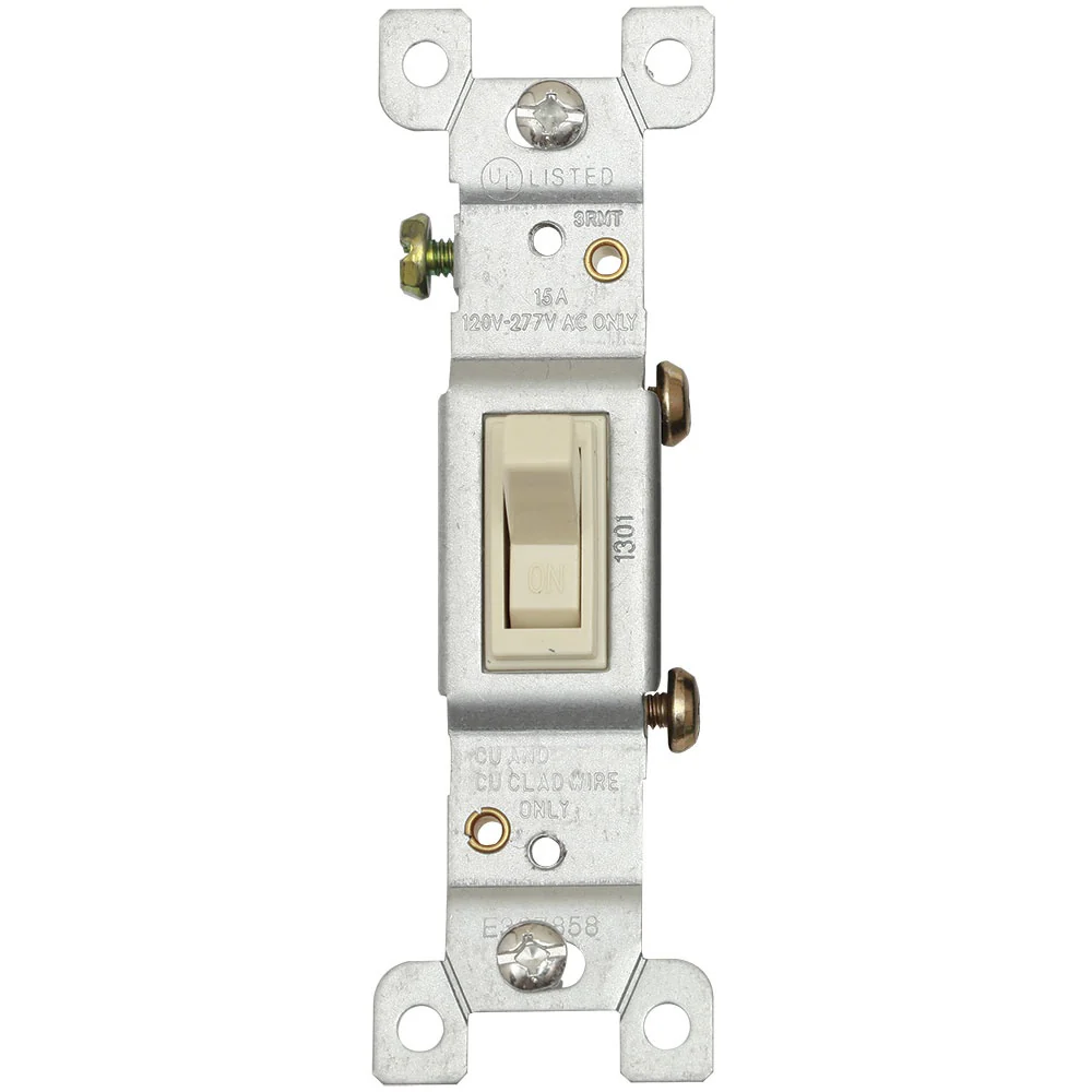 SWITCH SENC. 15 AMP 125V CREMA 1301V