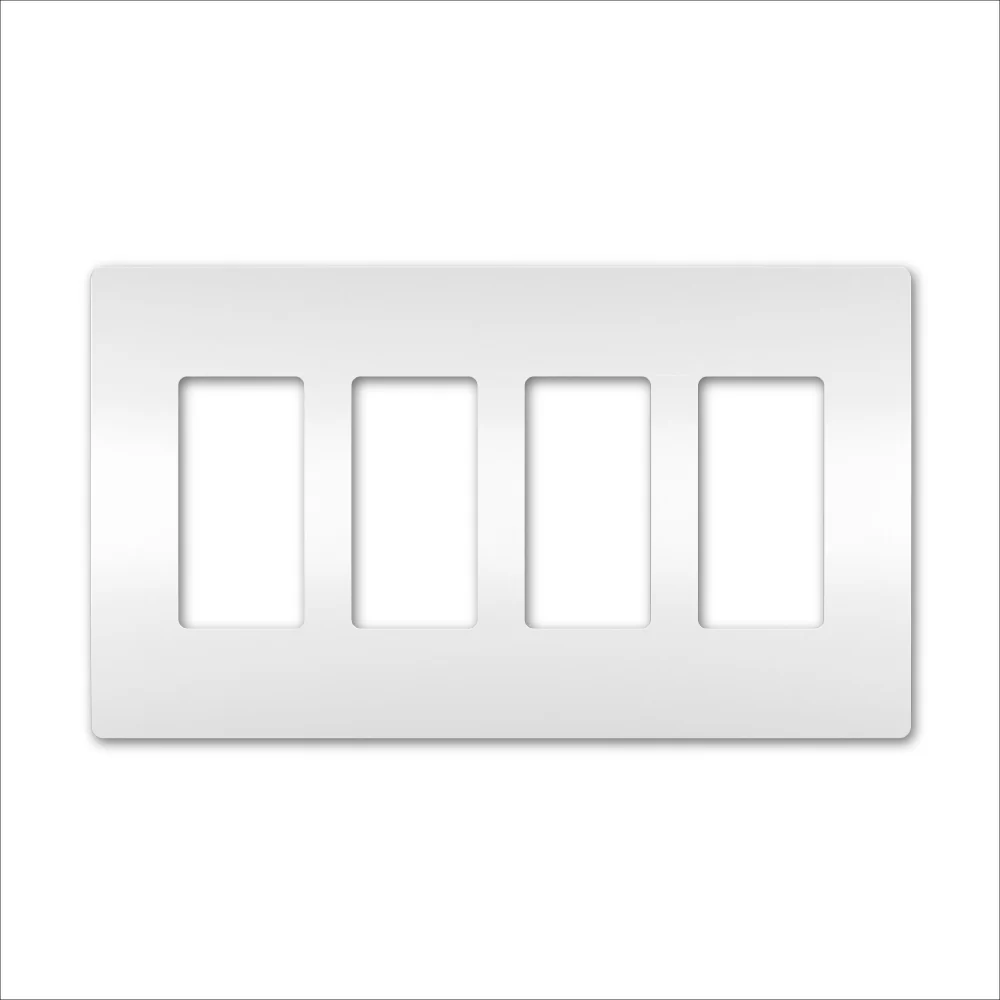 TAPA DECORA 6 GANG S/TORNILLO BLANCA RWP266W
