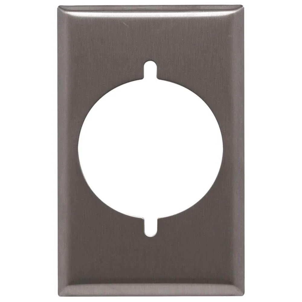 TAPA INOXIDABLE 2X4 PARA TOMA DE 50 AMP 39CH