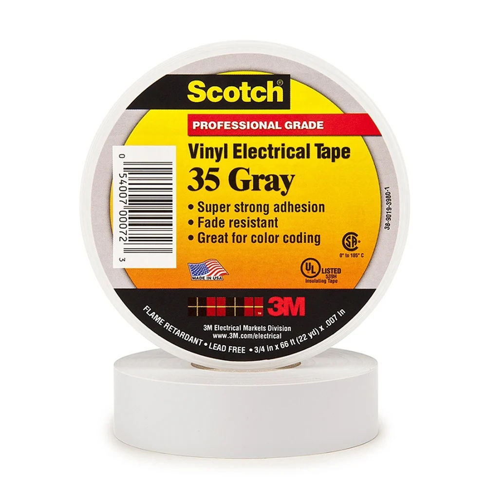 TAPE SCOTCH 35 GRIS 3M 3/4X66