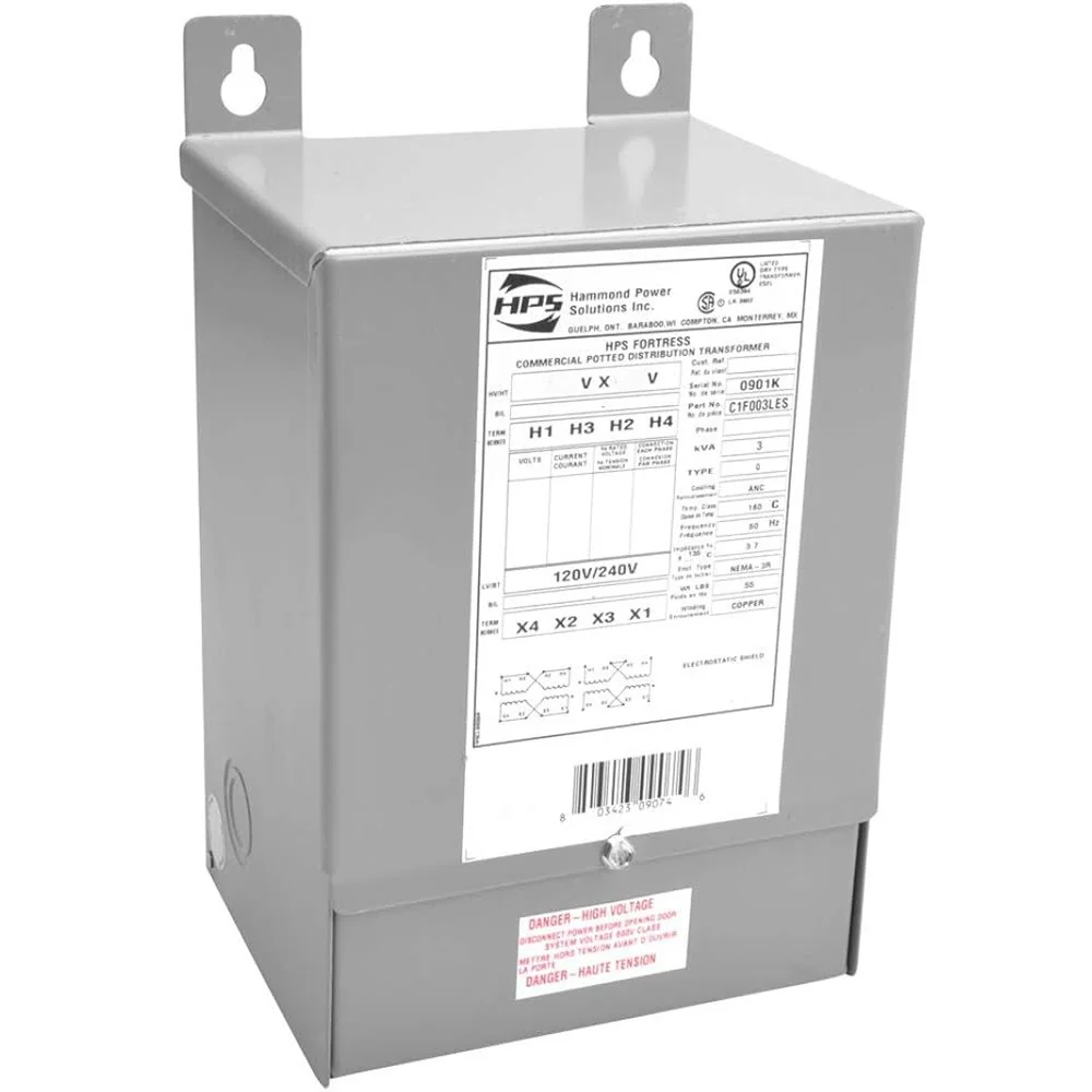 TRAFO SECO 1F 25KVA 240/480V-120/240V C1F025LES
