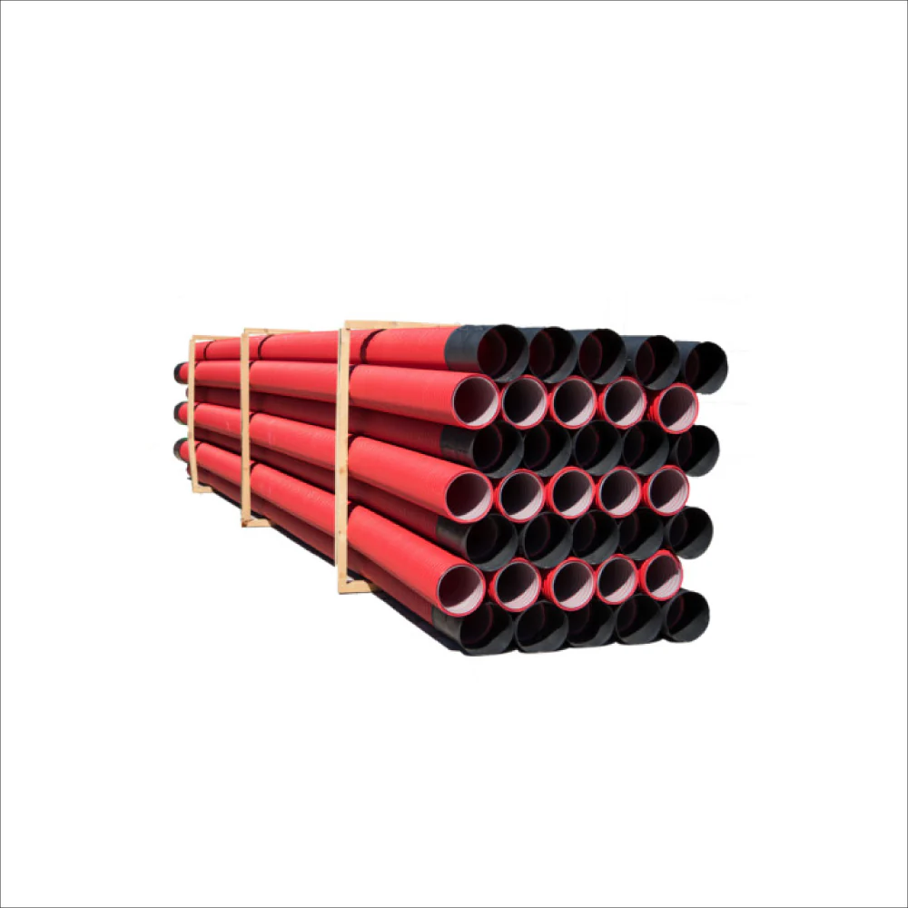 TUBO CORRUGADO ROJO 4" 5.9M (D.I. 94MM)